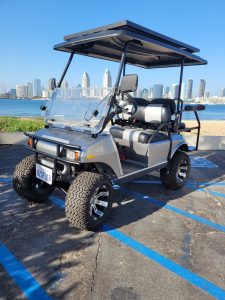 solar powered golf carts